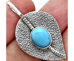 Sleeping Beauty Turquoise Pendant SDP157382 P-1218, 8x10 mm