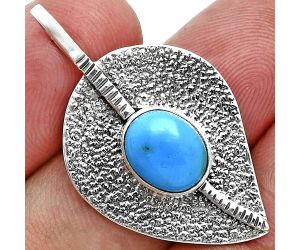 Sleeping Beauty Turquoise Pendant SDP157383 P-1218, 8x10 mm