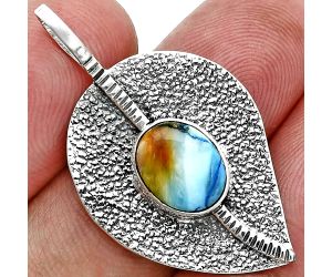 Spiny Oyster Turquoise Pendant SDP157385 P-1218, 8x10 mm