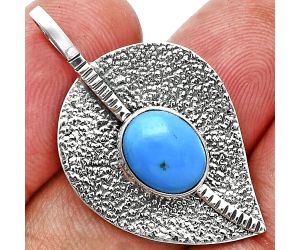 Sleeping Beauty Turquoise Pendant SDP157389 P-1218, 8x10 mm