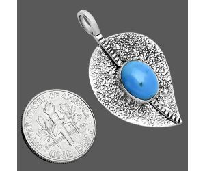 Sleeping Beauty Turquoise Pendant SDP157389 P-1218, 8x10 mm