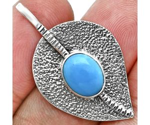 Sleeping Beauty Turquoise Pendant SDP157400 P-1218, 8x10 mm