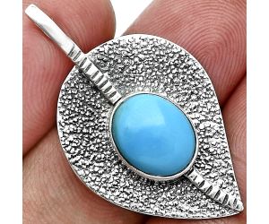 Sleeping Beauty Turquoise Pendant SDP157404 P-1218, 9x11 mm