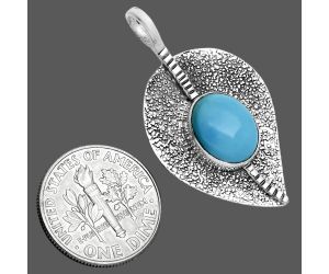 Sleeping Beauty Turquoise Pendant SDP157404 P-1218, 9x11 mm