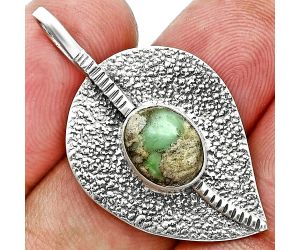 Utah Variscite Pendant SDP157406 P-1218, 8x10 mm