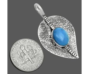 Sleeping Beauty Turquoise Pendant SDP157408 P-1218, 8x10 mm