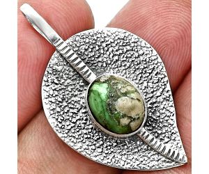 Utah Variscite Pendant SDP157410 P-1218, 8x10 mm