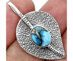 Spiny Oyster Turquoise Pendant SDP157416 P-1218, 8x10 mm