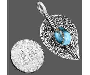 Spiny Oyster Turquoise Pendant SDP157416 P-1218, 8x10 mm