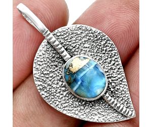 Spiny Oyster Turquoise Pendant SDP157417 P-1218, 8x10 mm