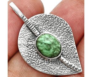 Utah Variscite Pendant SDP157419 P-1218, 8x10 mm