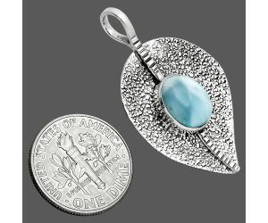 Larimar (Dominican Republic) Pendant SDP157421 P-1218, 8x10 mm