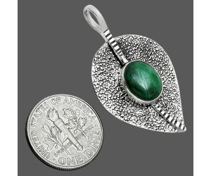 Malachite Eye Pendant SDP157422 P-1218, 8x10 mm