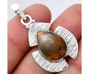 Natural Pietersite Pendant SDP77572 P-1705, 12x17 mm