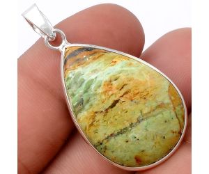 Natural Morrisonite Jasper Pendant SDP79946 P-1001, 20x30 mm