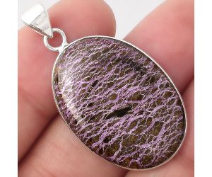 Natural Purpurite - South Africa Pendant SDP82323 P-1001, 20x29 mm