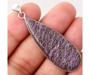 Natural Purpurite - South Africa Pendant SDP82791 P-1001, 16x43 mm