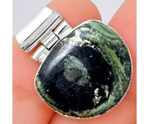 Natural Star Galaxy Jasper Pendant SDP86050 P-1621, 18x21 mm