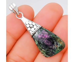 Natural Ruby Zoisite - Africa Pendant SDP86170 P-1139, 16x26 mm