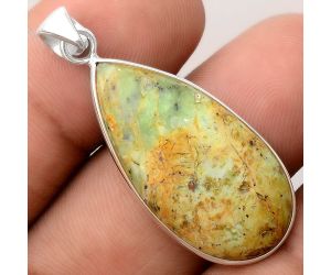 Natural Morrisonite Jasper Pendant SDP88390 P-1001, 16x31 mm