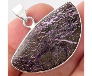 Natural Purpurite - South Africa Pendant SDP89114 P-1001, 18x34 mm