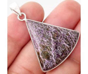 Natural Purpurite - South Africa Pendant SDP89119 P-1001, 26x28 mm