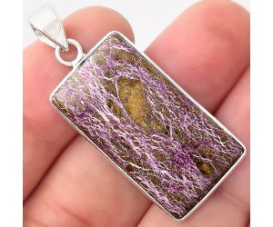 Natural Purpurite - South Africa Pendant SDP89143 P-1001, 16x30 mm