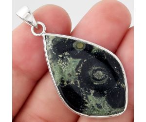 Natural Star Galaxy Jasper Pendant SDP90901 P-1001, 21x35 mm