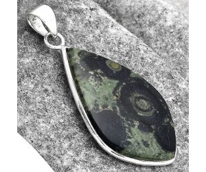 Natural Star Galaxy Jasper Pendant SDP90901 P-1001, 21x35 mm