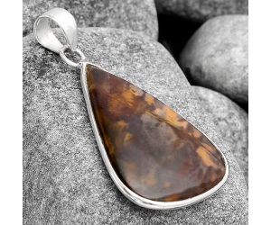 Natural Purple Cow Jasper Pendant SDP91301 P-1001, 22x32 mm