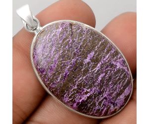 Natural Purpurite - South Africa Pendant SDP91396 P-1001, 24x34 mm