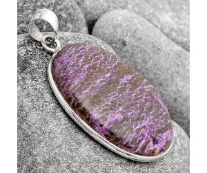 Natural Purpurite - South Africa Pendant SDP91396 P-1001, 24x34 mm