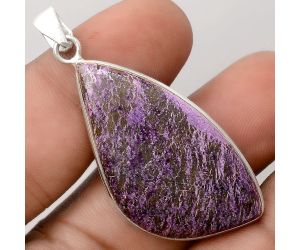 Natural Purpurite - South Africa Pendant SDP91420 P-1001, 21x41 mm