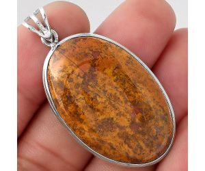 Natural Rare Cady Mountain Agate Pendant SDP92551 P-1001, 23x35 mm