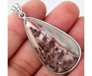 Natural Coffee Bean Jasper Pendant SDP92629 P-1001, 22x40 mm