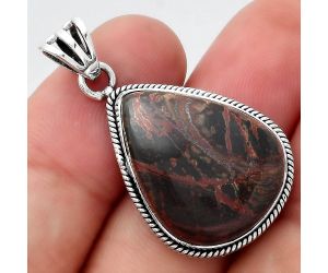 Natural Cherry Creek Pendant SDP94584 P-1056, 18x23 mm