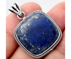 Natural Lapis - Afghanistan Pendant SDP94605 P-1056, 21x21 mm