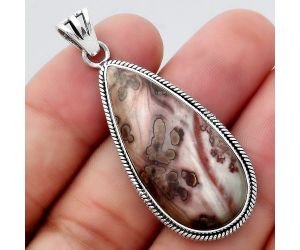 Natural Coffee Bean Jasper Pendant SDP94686 P-1056, 16x35 mm