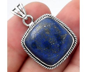 Natural Lapis - Afghanistan Pendant SDP94708 P-1056, 17x18 mm