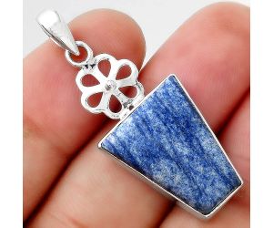 Natural Dumortierite Quartz Pendant SDP95776 P-1634, 16x20 mm