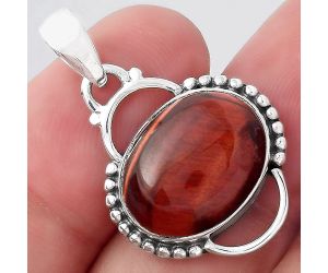 Natural Red Tiger Eye Pendant SDP95970 P-1639, 12x16 mm