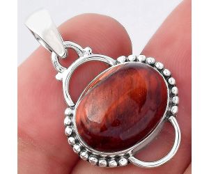 Natural Red Tiger Eye Pendant SDP95981 P-1639, 12x16 mm