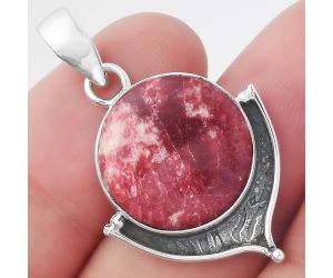 Natural Pink Thulite - Norway Pendant SDP96418 P-1393, 16x16 mm