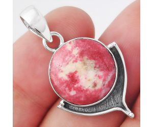 Natural Pink Thulite - Norway Pendant SDP96419 P-1393, 15x15 mm