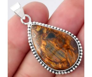 Natural Pietersite - Namibia Pendant SDP96523 P-1052, 17x27 mm