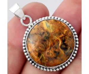 Natural Pietersite - Namibia Pendant SDP96562 P-1052, 22x22 mm