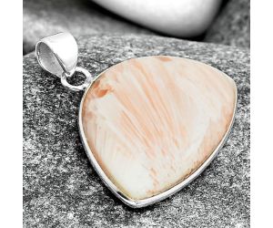 Natural Orange Scolecite - India Pendant SDP97532 P-1001, 20x28 mm