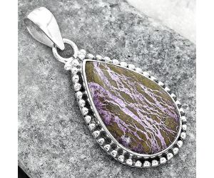 Natural Purpurite - South Africa Pendant SDP99361 P-1052, 14x22 mm