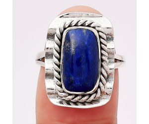 Natural Lapis - Afghanistan Ring size-7 SDR114391 R-1212, 7x13 mm