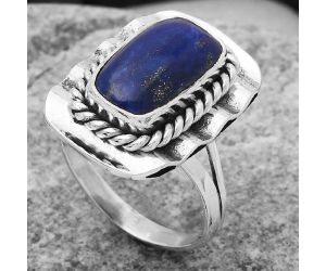 Natural Lapis - Afghanistan Ring size-7 SDR114391 R-1212, 7x13 mm